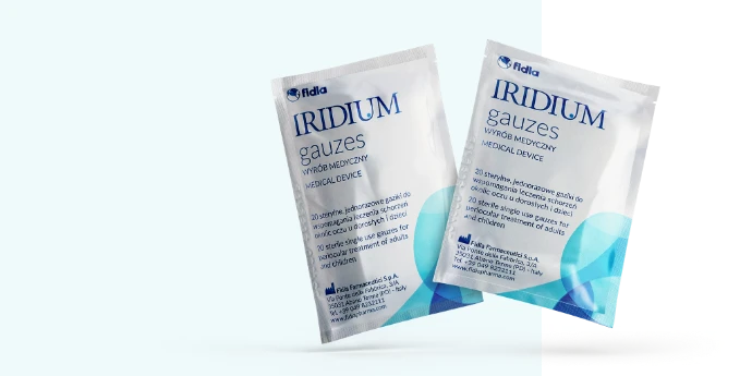 Saszetki z gazikami IRIDIUM gauzes Saszetki z gazikami IRIDIUM gauzes